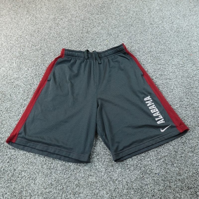 Alabama Crimson Tide Shorts Mens S Gray Red Nike Dri Fit Ncaa Basketball College